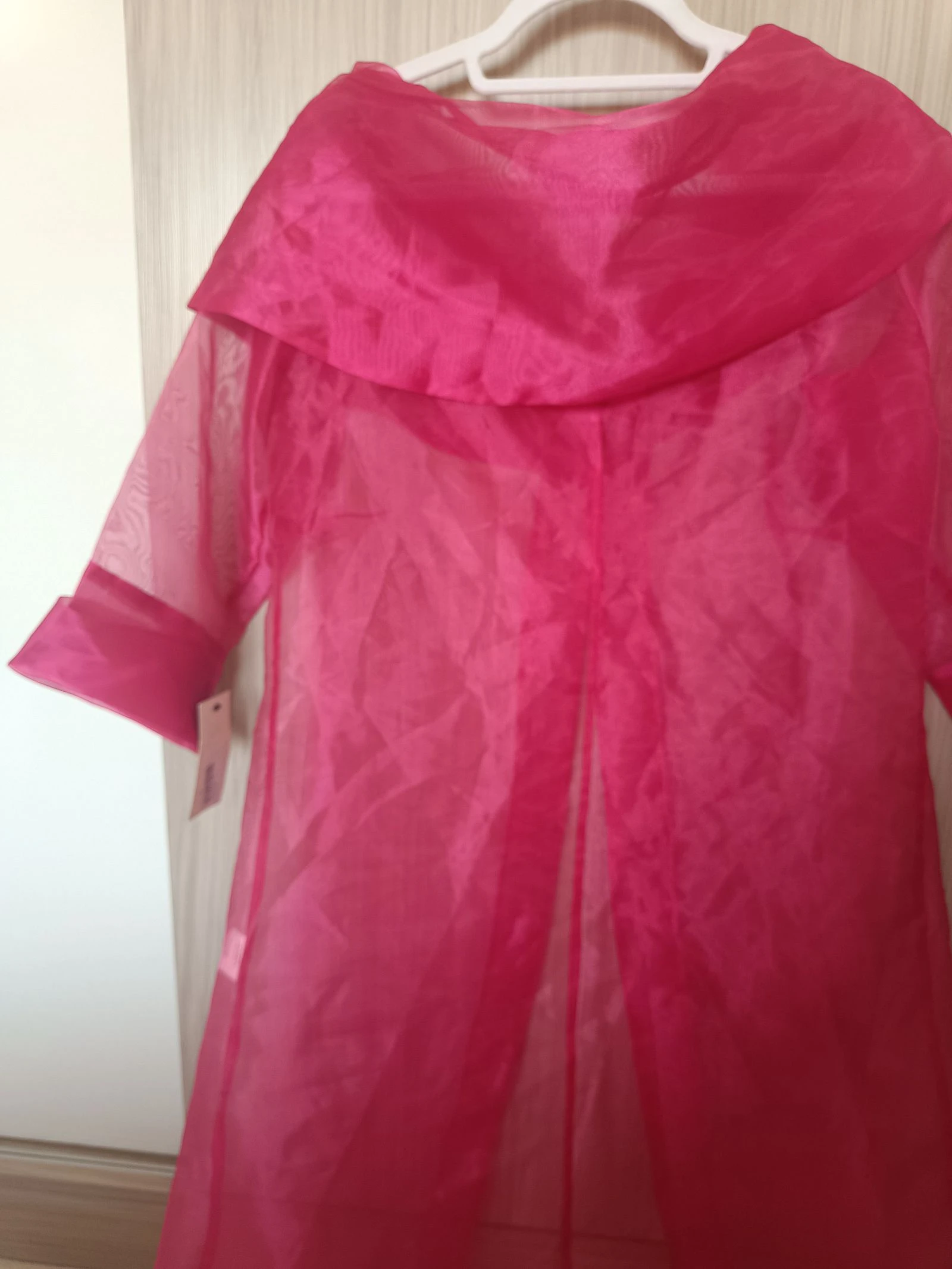 Sobretodo abrigo organza fucsia fiesta Miss Tela's T. 44 (NUEVO) – photo 5